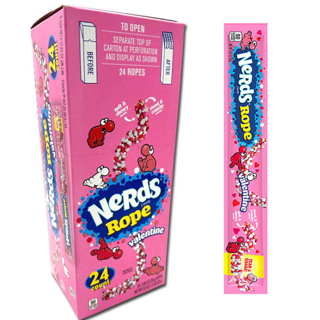 Nerds Rope Valentine's Day 0.92oz - 24ct – I Got Your Candy